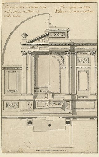 Elevation of Altar Screen