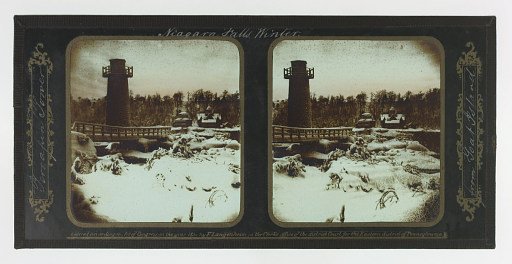 Winter Niagara Falls, Terrapin Tower from Goat Island
