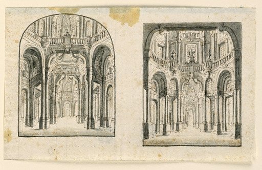 Stage Design: Interior of Palace Halls