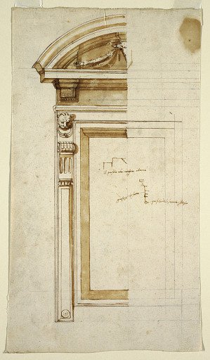 Window for the Palazzo Farnese, Rome