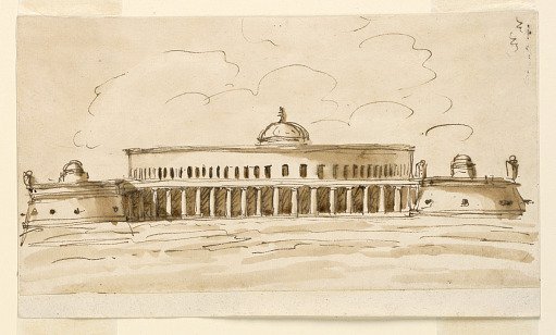 The Elevation of a Memorial Structure