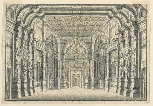 Stage Design: Interior of Palace Halls