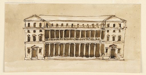Elevation of a Town Mansion
