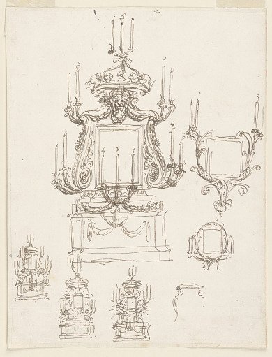 Scaffolding for Exhibition of a Revered Painting