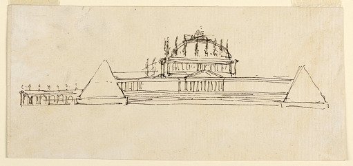 Elevation of a Mausoleum