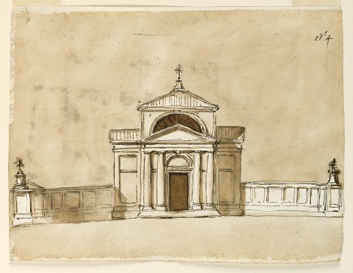 Elevation of a Church for Monte Vergine