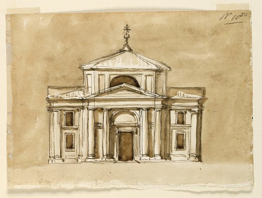 Elevation of a Church for Monte Vergine