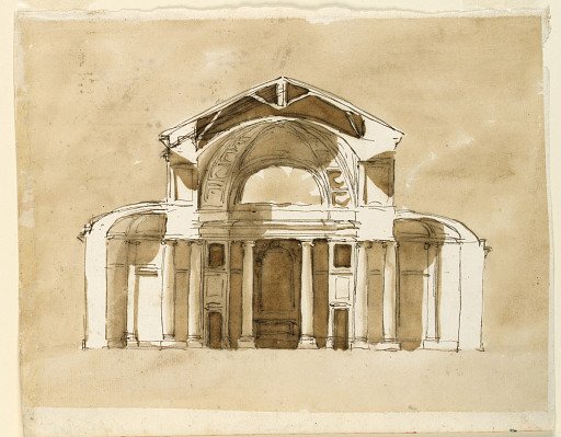 Elevation of a Church for Monte Vergine