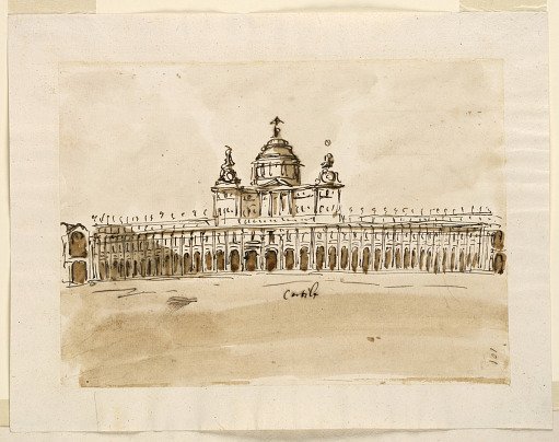 Design for a Royal Palace in the Style of Borromini
