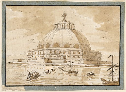 Enormous Structure Situated on a Stream