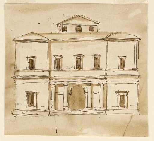 Elevation of a villa