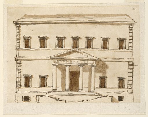 Elevation of a villa