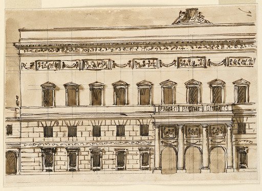 Elevation of a town mansion
