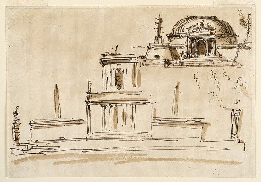Fountain and a mausoleum