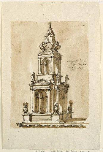 Steeple of a sepulchral chapel