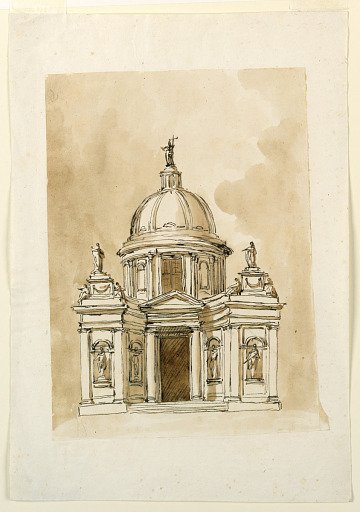 Elevation of a church