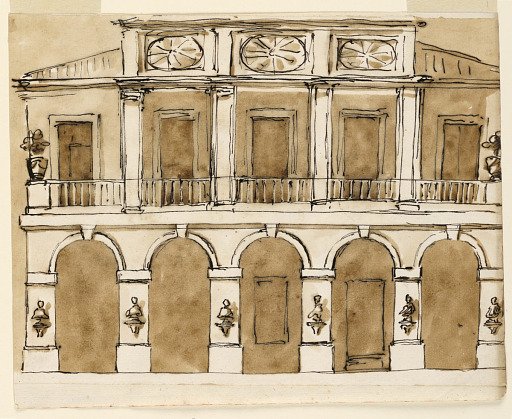 Elevation of a villa