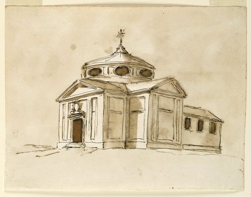 Elevation of a church