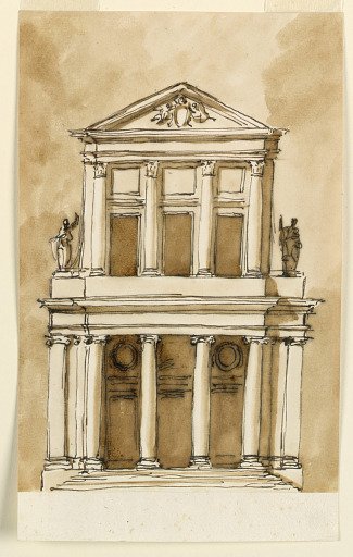 Elevation of a church