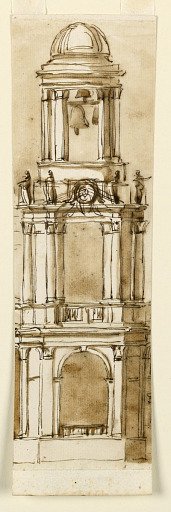 Elevation of a bell tower