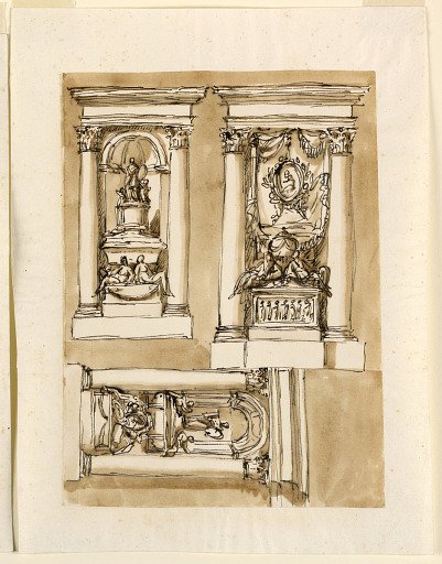 Three tombs