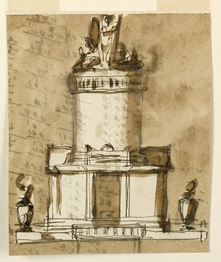 Design for a Sepulchral Monument to King Louis XVI of France
