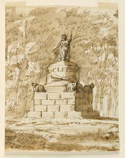 Design for a monument to R. Clefeort