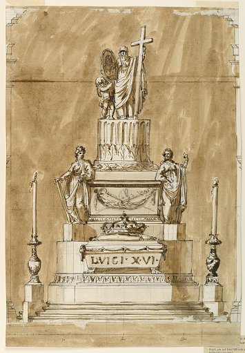 Design for a Sepulchral Monument to King Louis XVI of France