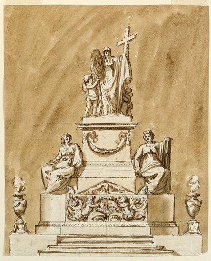 Design for a Sepulchral Monument of King Louis XVI of France
