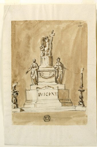 Design for a Sepulchral Monument to King Louis XVI of France