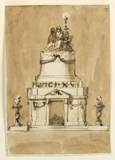 Design for a Sepulchral Monument to King Louis XVI of France