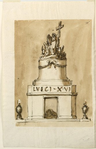 Design for a Sepulchral Monument to King Louis XVI of France