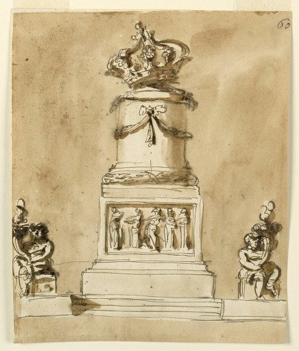 Funeral Decorations for King Louis XVI of France
