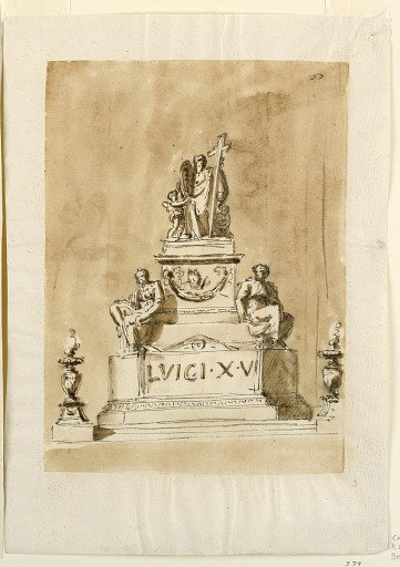 Funeral Decorations for King Louis XVI of France