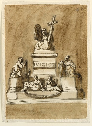 Funeral Decorations for King Louis XVI of France