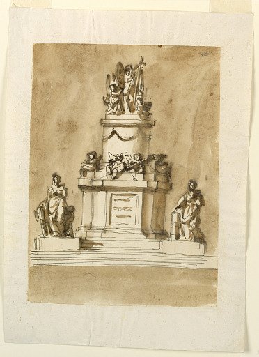 Funeral Decorations for King Louis XVI of France