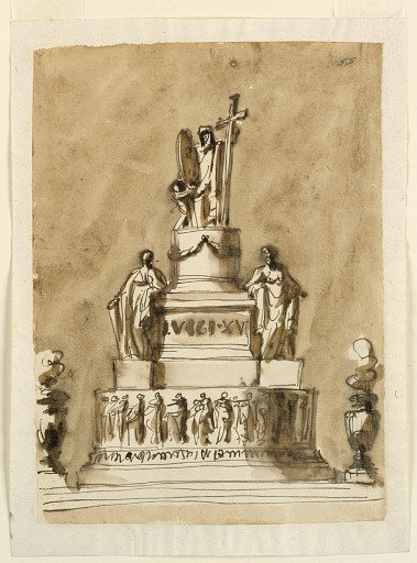 Funeral Decorations for King Louis XVI of France