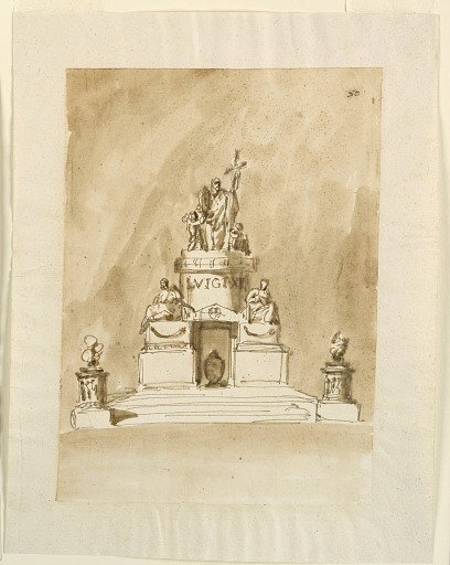 Funeral Decorations for King Louis XVI of France