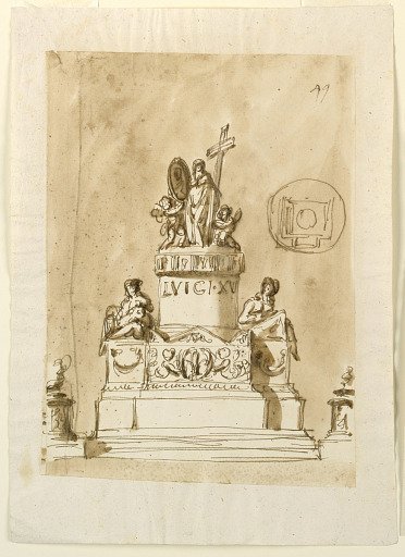 Funeral Decorations for King Louis XVI of France