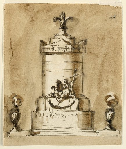 Funeral Decorations for King Louis XVI of France