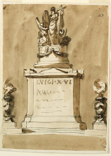 Funeral Decorations for King Louis XVI of France