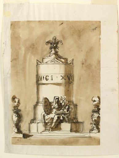 Funeral Decorations for King Louis XVI of France