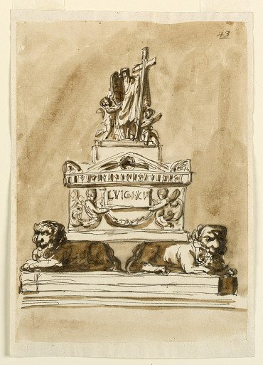 Funeral Decorations for King Louis XVI of France