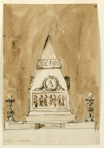 Funeral Decorations for King Louis XVI of France