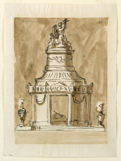 Funeral Decorations for King Louis XVI of France