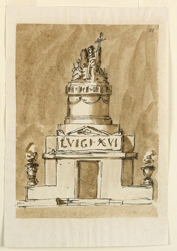 Funeral Decorations for King Louis XVI of France