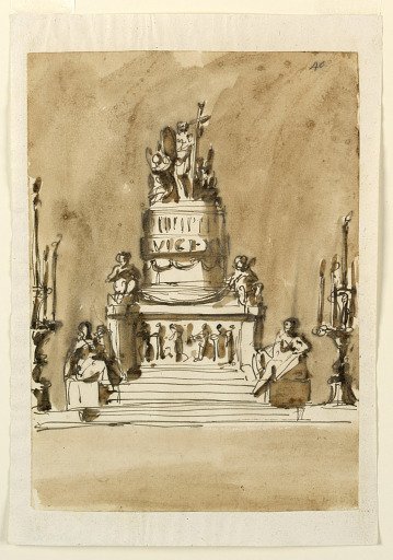Funeral Decorations for King Louis XVI of France