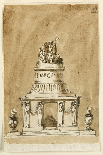 Funeral Decorations for King Louis XVI of France