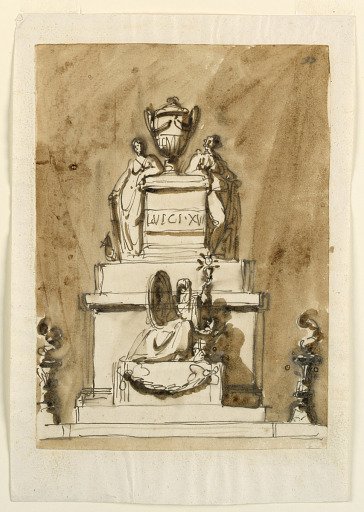 Funeral Decorations for King Louis XVI of France