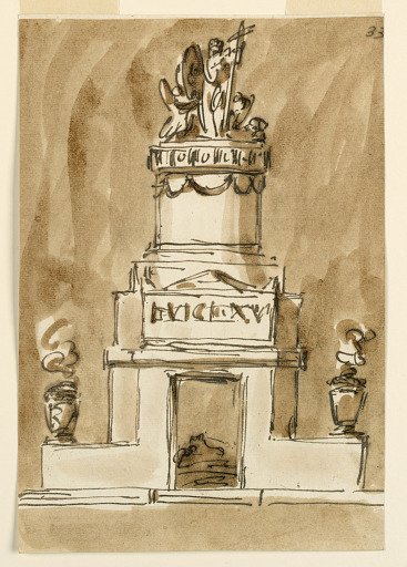 Funeral Decorations for King Louis XVI of France
